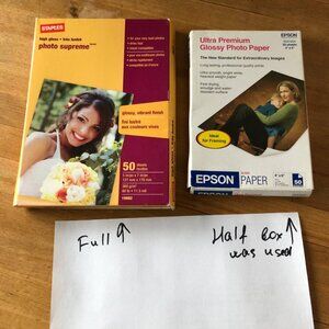 Epson Ultra Premium Glossy Photo Paper Staples Photo Supreme High Gloss